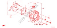DROSSELKLAPPENGEHAEUSE für Honda ODYSSEY EXL 5 Türen 5 gang automatikgetriebe 2011
