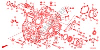 GETRIEBEGEHAEUSE(5AT) für Honda ODYSSEY EXL 5 Türen 5 gang automatikgetriebe 2011