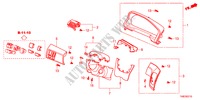 INSTRUMENTENBRETT(FAHRERSEITE) für Honda ODYSSEY LX 5 Türen 5 gang automatikgetriebe 2011