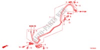 KLIMAANLAGE(HINTERE SCHLAEUCHE/HINTERE ROHRE) für Honda ODYSSEY EXL 5 Türen 5 gang automatikgetriebe 2011