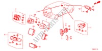SCHALTER für Honda ODYSSEY TOURING 5 Türen 6 gang automatikgetriebe 2011