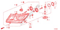 SCHEINWERFER für Honda ODYSSEY EXL 5 Türen 5 gang automatikgetriebe 2011