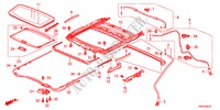 SCHIEBEDACH für Honda ODYSSEY EXL 5 Türen 5 gang automatikgetriebe 2011