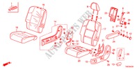 SITZ, MITTE(L.) für Honda ODYSSEY EXL 5 Türen 5 gang automatikgetriebe 2011