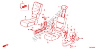 SITZ, MITTE(MITTE) für Honda ODYSSEY LX 5 Türen 5 gang automatikgetriebe 2011