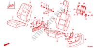 SITZ, MITTE(R.) für Honda ODYSSEY LX 5 Türen 5 gang automatikgetriebe 2011