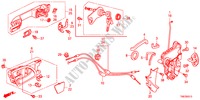 TUERSCHLOESSER, VORNE/AEUSSERER GRIFF für Honda ODYSSEY EXL 5 Türen 5 gang automatikgetriebe 2011