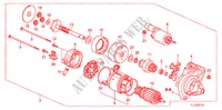 ANLASSER(DENSO) (2.0L) für Honda ACCORD 2.0 COMFORT 4 Türen 6 gang-Schaltgetriebe 2009