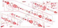 ANTRIEBSWELLE, VORNE/HALBWELLE(2.4L) für Honda ACCORD 2.4 TYPE S 4 Türen 6 gang-Schaltgetriebe 2009