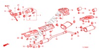 AUSPUFFROHR(2.4L) für Honda ACCORD 2.4 EXECUTIVE 4 Türen 5 gang automatikgetriebe 2009