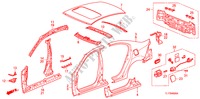 AUSSENBLECHE/TAFEL, HINTEN für Honda ACCORD 2.4 EXECUTIVE 4 Türen 5 gang automatikgetriebe 2009