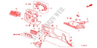 INSTRUMENTENBRETT(FAHRERSEITE) (LH) für Honda ACCORD 2.4 TYPE S 4 Türen 6 gang-Schaltgetriebe 2009