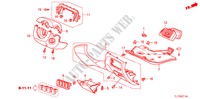 INSTRUMENTENBRETT(FAHRERSEITE) (RH) für Honda ACCORD 2.4 TYPE S 4 Türen 5 gang automatikgetriebe 2009