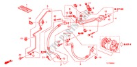 KLIMAANLAGE (SCHLAEUCHE/LEITUNGEN) (2.4L) (LH) für Honda ACCORD 2.4 TYPE S 4 Türen 6 gang-Schaltgetriebe 2009