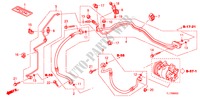 KLIMAANLAGE (SCHLAEUCHE/LEITUNGEN) (2.4L) (RH) für Honda ACCORD 2.4 EXECUTIVE 4 Türen 5 gang automatikgetriebe 2009