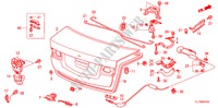 KOFFERRAUMDECKEL für Honda ACCORD 2.4 TYPE S 4 Türen 6 gang-Schaltgetriebe 2009