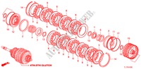 KUPPLUNG(4. 5. GANG) (DIESEL) für Honda ACCORD 2.2 EX 4 Türen 5 gang automatikgetriebe 2009