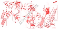 PEDAL(LH) für Honda ACCORD 2.4 EXECUTIVE 4 Türen 5 gang automatikgetriebe 2009
