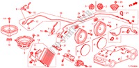 RADIOANTENNE/LAUTSPRECHER (LH) für Honda ACCORD 2.4 TYPE S 4 Türen 6 gang-Schaltgetriebe 2009
