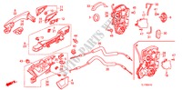 TUERSCHLOESSER, HINTEN/ AEUSSERER GRIFF für Honda ACCORD 2.4 EXECUTIVE 4 Türen 5 gang automatikgetriebe 2009