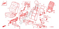 VORDERSITZ(R.)(LH) für Honda ACCORD 2.4 EXECUTIVE 4 Türen 5 gang automatikgetriebe 2009