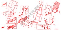 VORDERSITZ(R.)(RH) für Honda ACCORD 2.4 EX 4 Türen 6 gang-Schaltgetriebe 2009