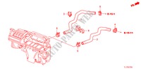 WASSERSCHLAUCH(2.4L) (RH) für Honda ACCORD 2.4 TYPE S 4 Türen 5 gang automatikgetriebe 2009