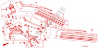 WINDSCHUTZSCHEIBENWISCHER (RH) für Honda ACCORD 2.4 TYPE S 4 Türen 5 gang automatikgetriebe 2009