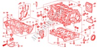ZYLINDERBLOCK/OELWANNE (2.0L) für Honda ACCORD 2.0 ES-GT 4 Türen 6 gang-Schaltgetriebe 2009