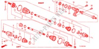 ANTRIEBSWELLE, VORNE/HALBWELLE(2.0L) für Honda ACCORD 2.0 ELEGANCE 4 Türen 6 gang-Schaltgetriebe 2010