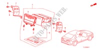 AUDIOEINHEIT(NAVIGATION) für Honda ACCORD 2.0 ELEGANCE 4 Türen 6 gang-Schaltgetriebe 2010
