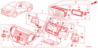 AUDIOEINHEIT für Honda ACCORD 2.4 EXECUTIVE 4 Türen 6 gang-Schaltgetriebe 2010