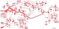 BREMSLEITUNGEN(VSA)(DIESEL)(RH) für Honda ACCORD 2.2 ES 4 Türen 6 gang-Schaltgetriebe 2011