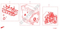 DICHTUNG SATZ(2.4L) für Honda ACCORD 2.4 TYPE S 4 Türen 6 gang-Schaltgetriebe 2011