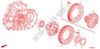DIFFERENTIAL für Honda ACCORD 2.0 EXECUTIVE 4 Türen 6 gang-Schaltgetriebe 2011