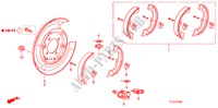 HANDBREMSBACKEN für Honda ACCORD 2.2 EXECUTIVE 4 Türen 5 gang automatikgetriebe 2011