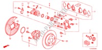 HINTERRADBREMSE(1) für Honda ACCORD 2.0 ELEGANCE 4 Türen 5 gang automatikgetriebe 2010