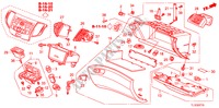 INSTRUMENTENBRETT(BEIFAHRERSEITE)(LH) für Honda ACCORD 2.2 S-H 4 Türen 6 gang-Schaltgetriebe 2010