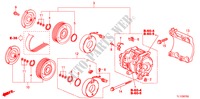 KLIMAANLAGE(KOMPRESSOR)(DIESEL) für Honda ACCORD 2.2 ELEGANCE 4 Türen 6 gang-Schaltgetriebe 2010