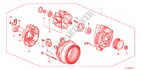 LICHTMASCHINE(DENSO)(2.4L) für Honda ACCORD 2.4 TYPE S 4 Türen 6 gang-Schaltgetriebe 2011