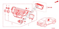 MITTLERES MODUL(NAVIGATION) für Honda ACCORD 2.4 EXECUTIVE 4 Türen 6 gang-Schaltgetriebe 2010