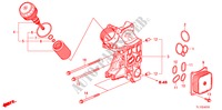 OELFILTERGEHAEUSE(DIESEL) für Honda ACCORD 2.2 EXECUTIVE 4 Türen 5 gang automatikgetriebe 2011