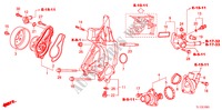 WASSERPUMPE(2.4L) für Honda ACCORD 2.4 EXECUTIVE 4 Türen 6 gang-Schaltgetriebe 2010