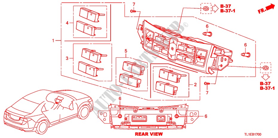 HEIZUNGSREGLER für Honda ACCORD 2.0 COMFOT 4 Türen 6 gang-Schaltgetriebe 2011