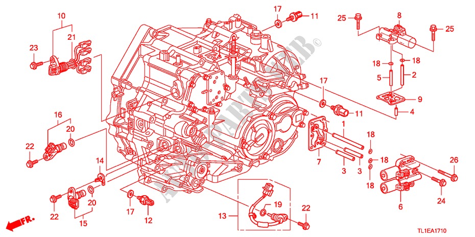 SENSOR/SOLENOID(DIESEL) für Honda ACCORD 2.2 EXECUTIVE 4 Türen 5 gang automatikgetriebe 2011