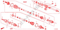 ANTRIEBSWELLE, VORNE/HALBWELLE(2.0L) für Honda ACCORD 2.0 ELEGANCE 4 Türen 6 gang-Schaltgetriebe 2012