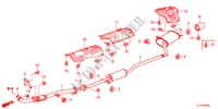 AUSPUFFROHR(2.0L) für Honda ACCORD 2.0 COMFOT 4 Türen 6 gang-Schaltgetriebe 2012