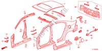 AUSSENBLECHE/TAFEL, HINTEN für Honda ACCORD 2.4 TYPE S 4 Türen 6 gang-Schaltgetriebe 2012