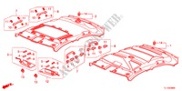 DACHVERKLEIDUNG für Honda ACCORD 2.2 ELEGANCE 4 Türen 6 gang-Schaltgetriebe 2012