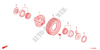 DIFFERENTIAL(DIESEL) für Honda ACCORD 2.2 COMFOT 4 Türen 5 gang automatikgetriebe 2012